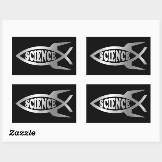 Evolutie - Rocket Science Rechthoekige Sticker (Vel)