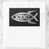 Evolutie - Rocket Science Rechthoekige Sticker (Tas)