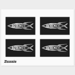 Evolutie - Rocket Science Rechthoekige Sticker<br><div class="desc">Evolutie - Rocket Science</div>