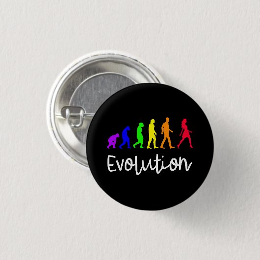 Evolutie Ronde Button 3,2 Cm (Voorkant /achterkant)