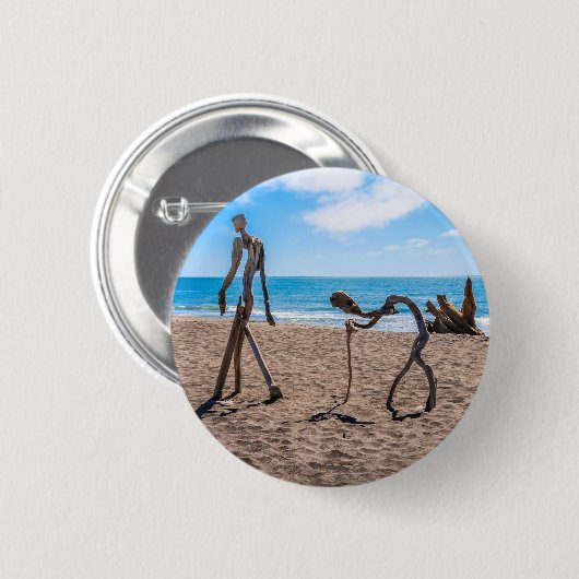 Evolutie Ronde Button 5,7 Cm (Voorkant /achterkant)