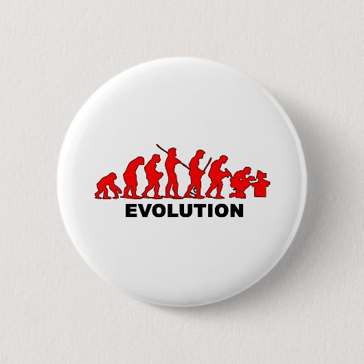 Evolutie Ronde Button 5,7 Cm (Voorkant)