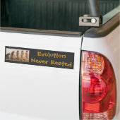 Evolutie Rust Nooit Bumpersticker (Op Truck)