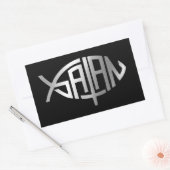 Evolutie - Satan + Rechthoekige Sticker (Envelop)