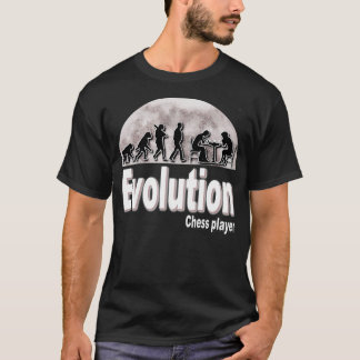 Evolutie-schaakspeler 1 t-shirt