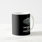 Evolutie schoonheid haai koffiemok (Voorkant rechts)