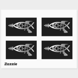 Evolutie - Sci-Fi Rechthoekige Sticker