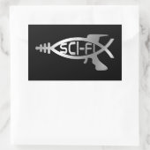 Evolutie - Sci-Fi Rechthoekige Sticker (Tas)