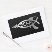 Evolutie - Sci-Fi Rechthoekige Sticker (Envelop)