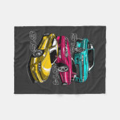 EVOLUTIE SILVIA'S-CHASSIS FLEECE DEKEN (Voorkant (Horizontaal))