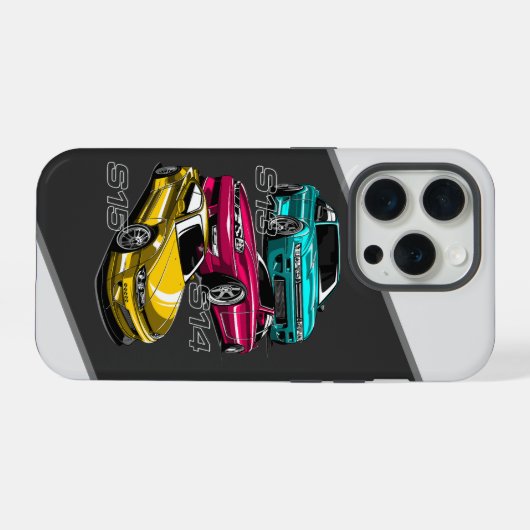 EVOLUTIE SILVIA'S-CHASSIS iPhone HOESJE (Achterkant horizontaal)