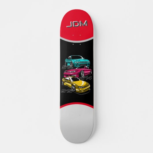EVOLUTIE SILVIA'S-CHASSIS PERSOONLIJK SKATEBOARD (Voorkant)