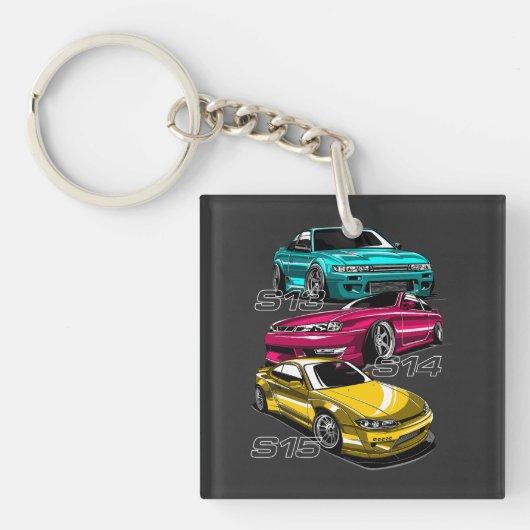 EVOLUTIE SILVIA'S-CHASSIS SLEUTELHANGER (voorkant)