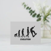 Evolutie Skateboarden Briefkaart (Staand voorkant)