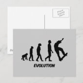 Evolutie Skateboarden Briefkaart (Voorkant / Achterkant)