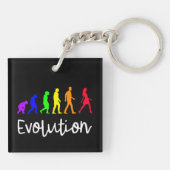 Evolutie Sleutelhanger (Achterkant)