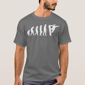 Evolutie Snowboarder Snowboard Snowboarding T-shirt