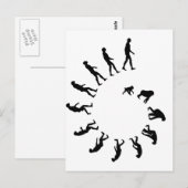 Evolutie-spiraal Briefkaart (Voorkant / Achterkant)