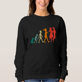 Evolutie Square Dance Grappig Retro Trui