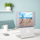 Evolutie Sticker (Laptop op bureau)