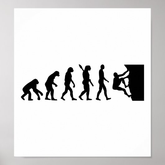 Evolutie-stijgbaan Poster (Voorkant)