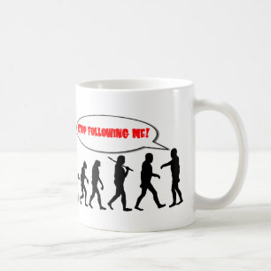 Evolutie. Stoppen met volgen Koffiemok