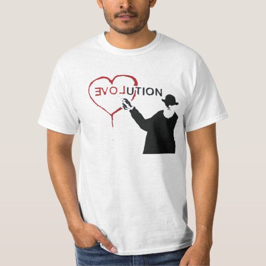 Evolutie T-shirt (Voorkant)