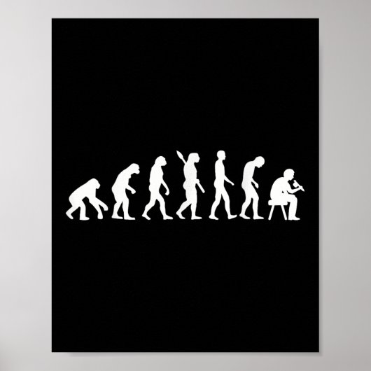 Evolutie Tattoo artiest Poster (Voorkant)