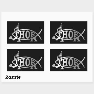 Evolutie - Thor Rechthoekige Sticker