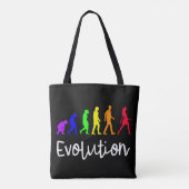 Evolutie Tote Bag (Achterkant)