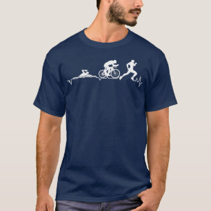 Evolutie Triathlon Lufer Swim Bike Run T-shirt