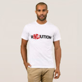 Evolutie ~ Tshirt TRUISM (Voorkant volledig)