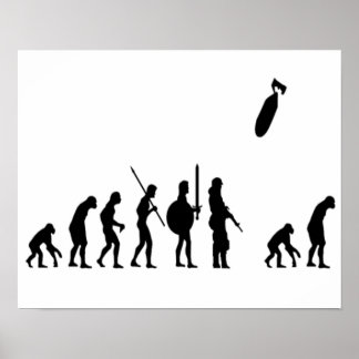 Evolutie-uitroeiing Poster