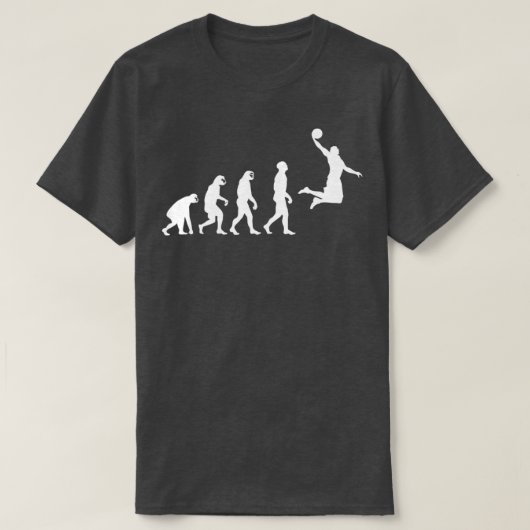 Evolutie van aap-aap naar honkbalspel t-shirt (Design voorkant)