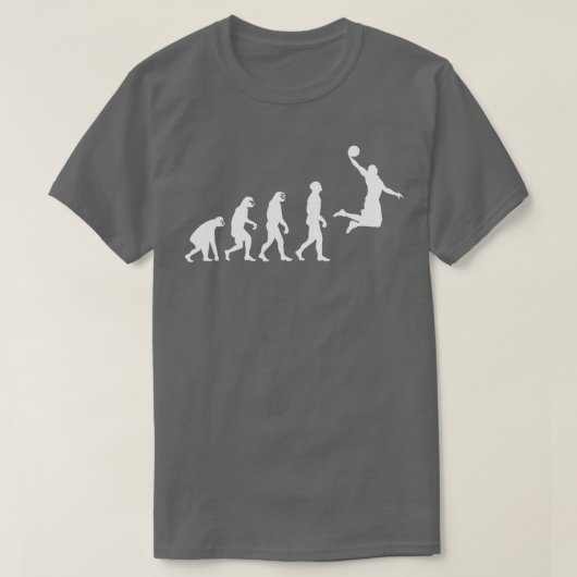 Evolutie van aap-aap naar honkbalspel t-shirt (Design voorkant)
