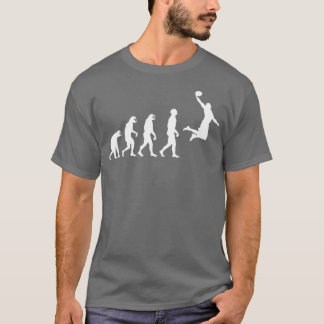 Evolutie van aap-aap naar honkbalspel t-shirt