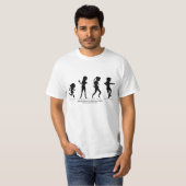 Evolutie van Anime Girls T-shirt (Voorkant volledig)