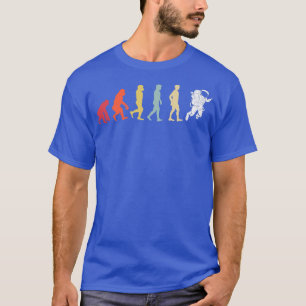 Evolutie van astronauten Mars Costume Planeten T-shirt