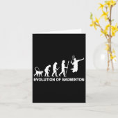 Evolutie van badminton kaart (Gele Bloem)