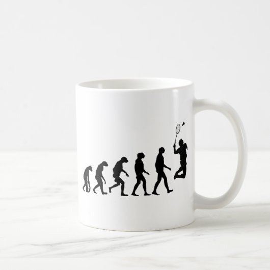 Evolutie van Badminton Koffiemok (Rechts)
