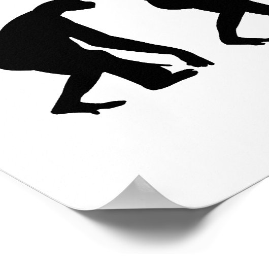 Evolutie van Basketball Poster (Hoek)