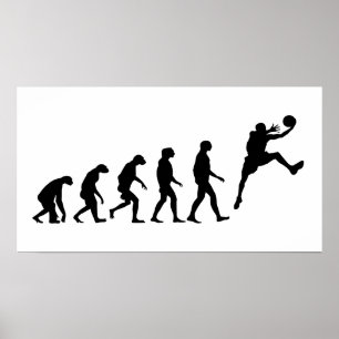 Evolutie van Basketball Poster