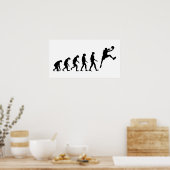 Evolutie van Basketball Poster (Keuken)