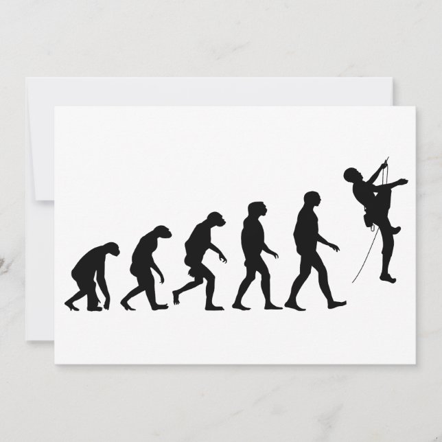 Evolutie van bergbeklimmen (Voorkant)