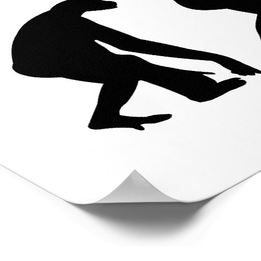 Evolutie van bergbeklimmen poster (Hoek)