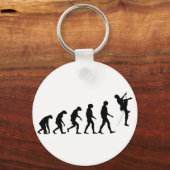 Evolutie van bergbeklimmen sleutelhanger (Voorkant)