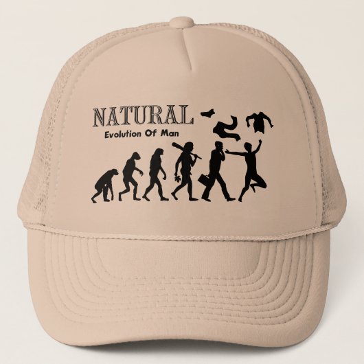 Evolutie van bevrijd Man (naturistisch Man) Trucker Pet (Voorkant)