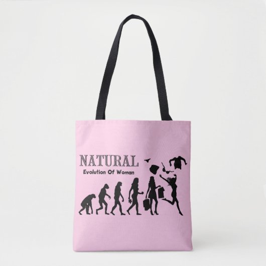 Evolutie van bevrijde vrouw tote bag (Voorkant)