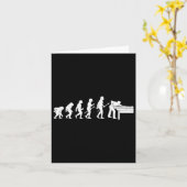 Evolutie van biljartspel - Pool Player Sports L Kaart (Gele Bloem)