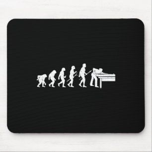 Evolutie van biljartspel - Pool Player Sports L Muismat